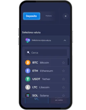 Rainbet Effettua deposito