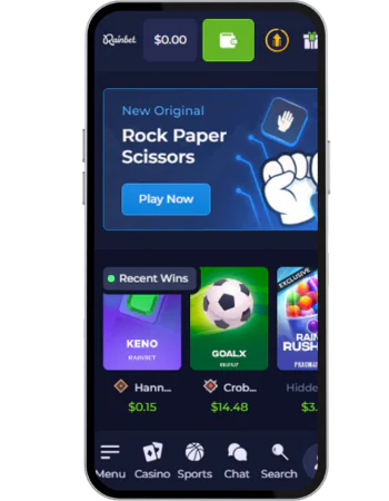 Rainbet vind je game