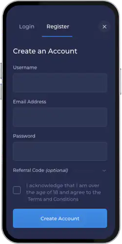 Rainbet Android Register