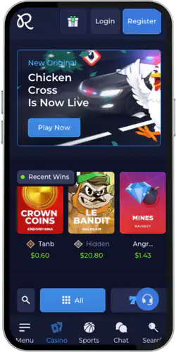 Rainbet App List of games