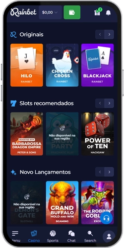 Jogar slots na Rainbet