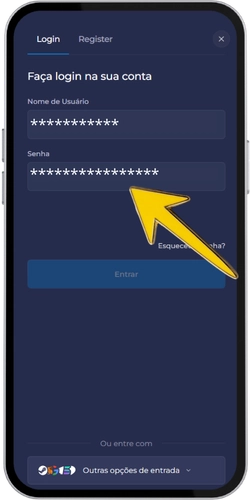 Introduzir e-mail e login Rainbet