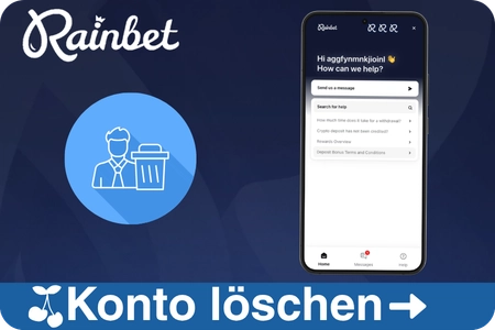 Rainbet Kontolöschung mit Selbstsperre und dauerhafter Schließung über den Support