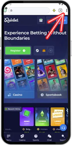 Rainbet App Visit the official website