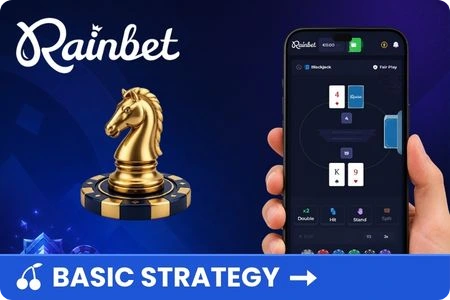 Basic strategy for Rainbet Blackjack
