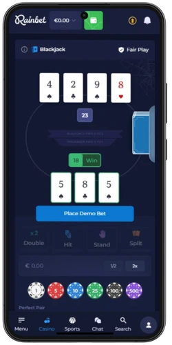 Won hand after the dealer busts